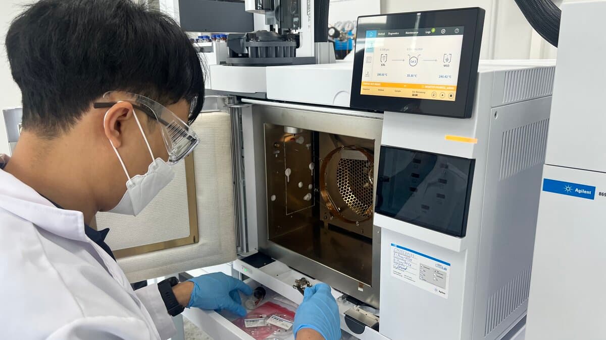SiMPC scientist operating laboratory equipment